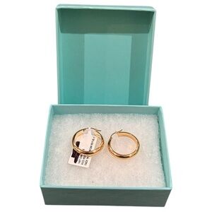 14k Yellow Gold Hoop Earrings